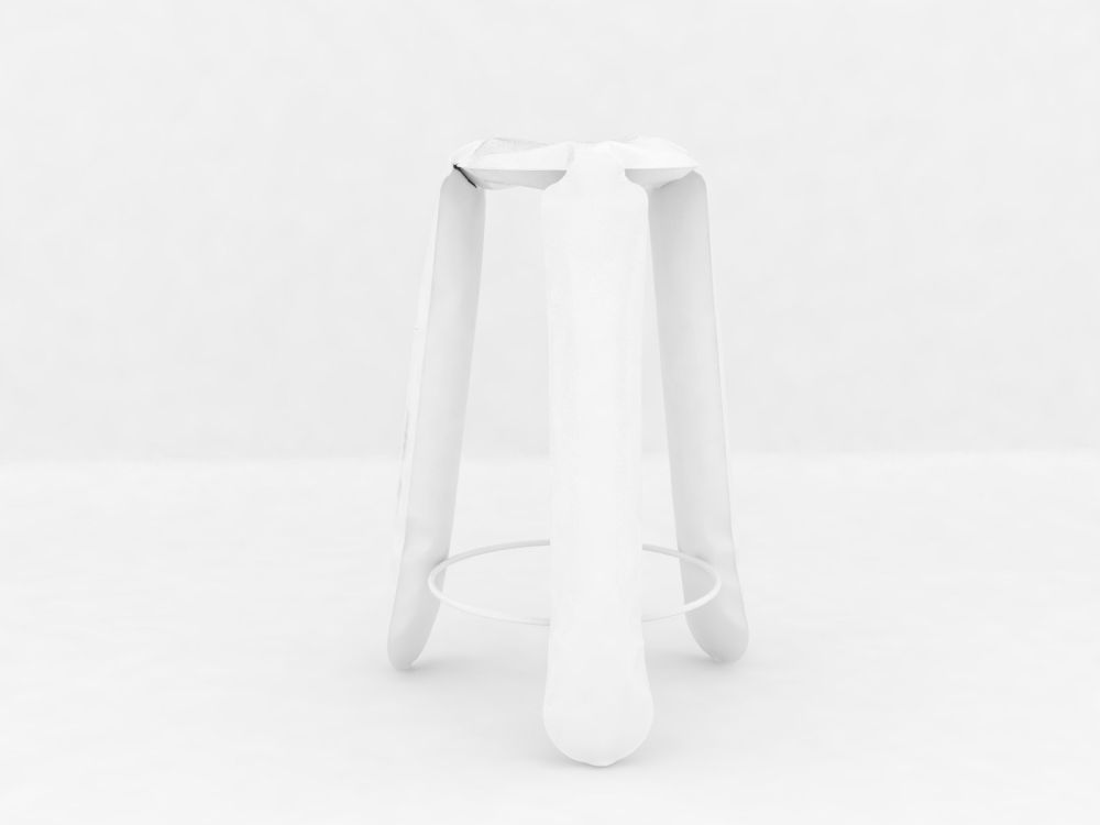 white glossy