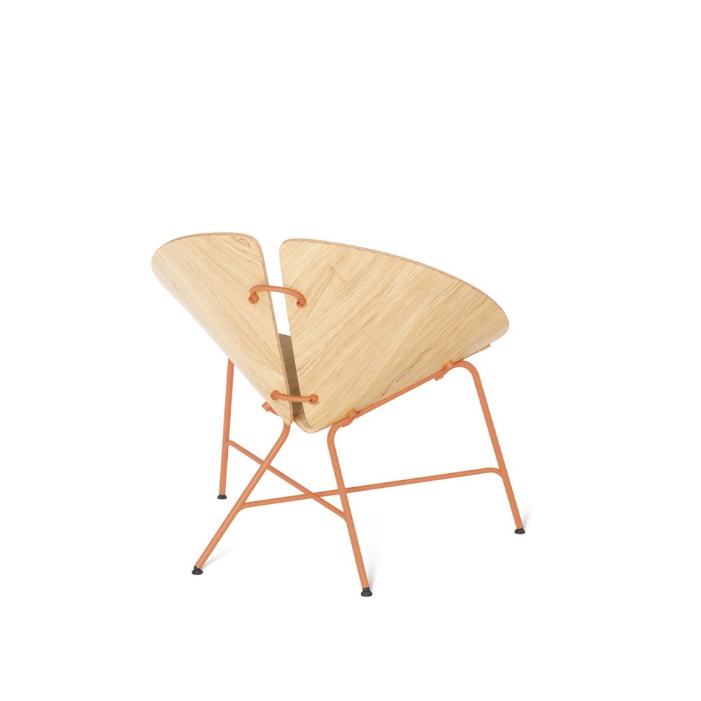 Fotel Ginka / fornir dębowy / Tabanda