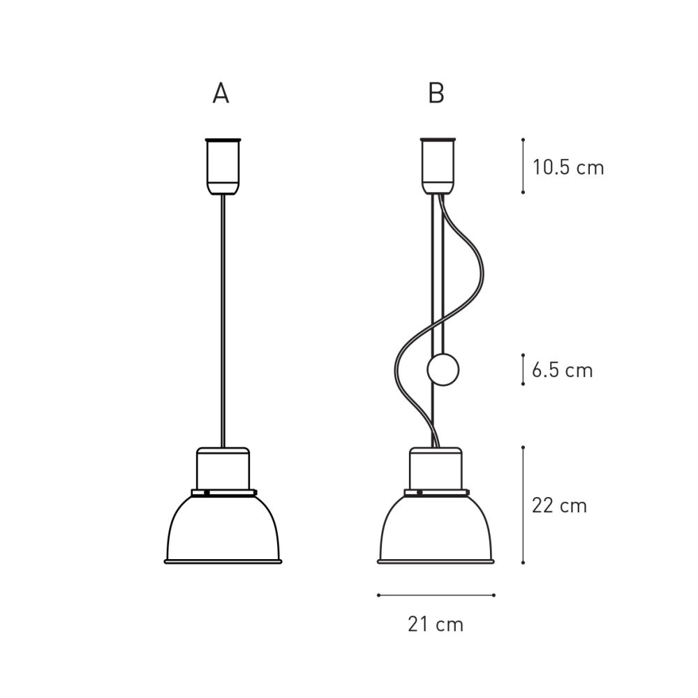 Lampa Reflex / mała misa / mosiężna / TAR