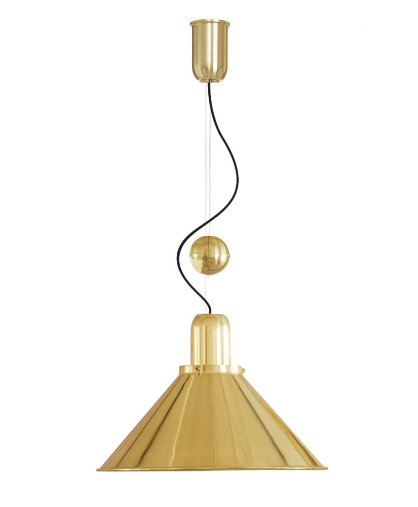 Lampa Reflex / stożek / mosiężna / TAR