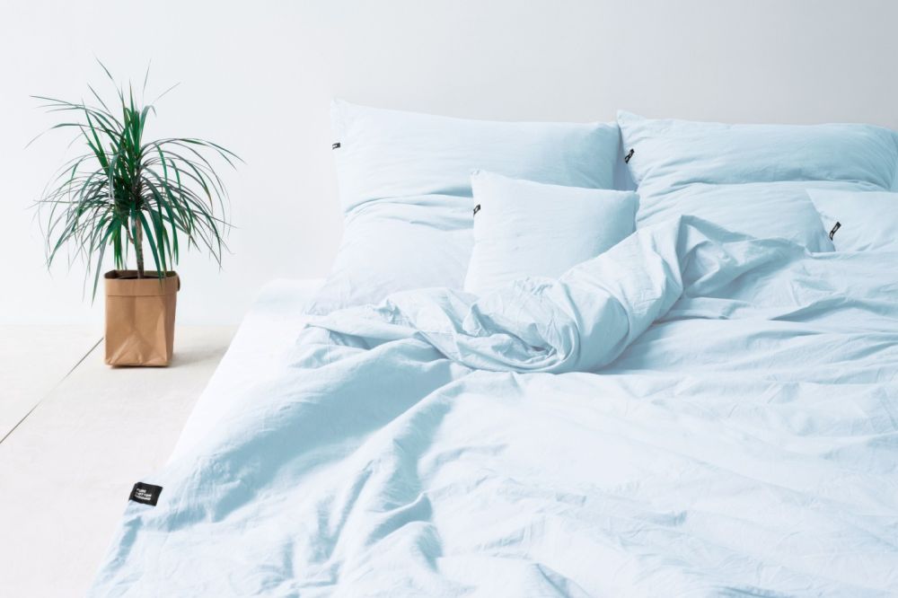 Zestaw pościeli Pure / pastelowy błękit / HOP Design