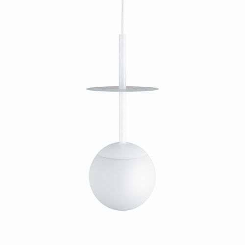 Lampa wisząca Plaat / biała / Ummo