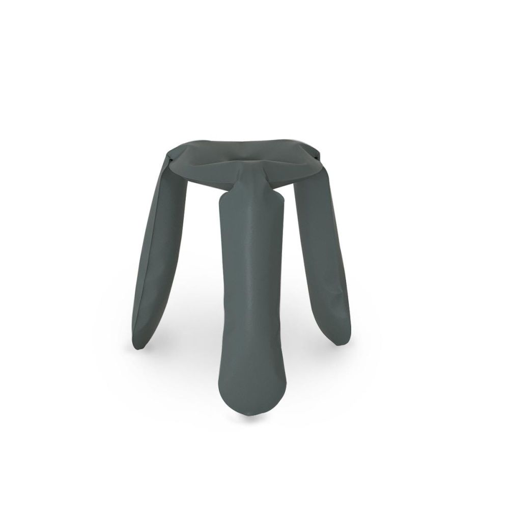 Plopp Standard stołek BLUE GREY RAL 7031 / aluminowy / Zieta Studio