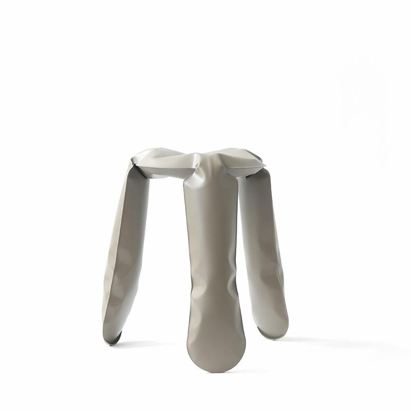 Plopp Standard stołek BEIGE GREY RAL 7006 / aluminowy / Zieta Studio