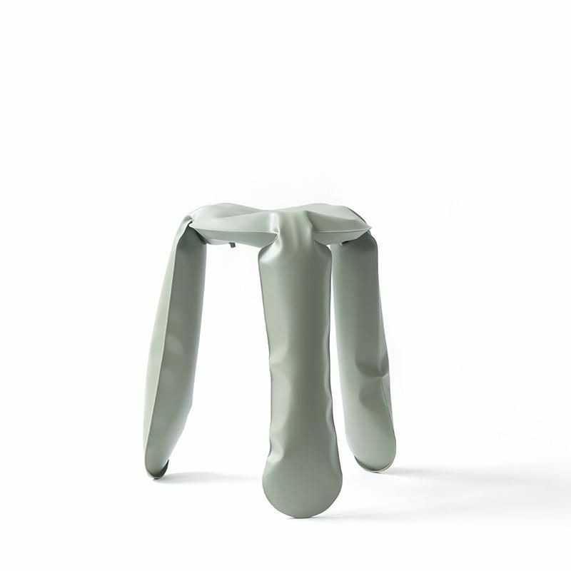 Plopp Standard stołek MOSS GREY RAL 7003 / aluminowy / Zieta Studio