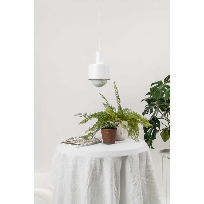 Lampa wisząca Enkel 1 / biała / Ummo