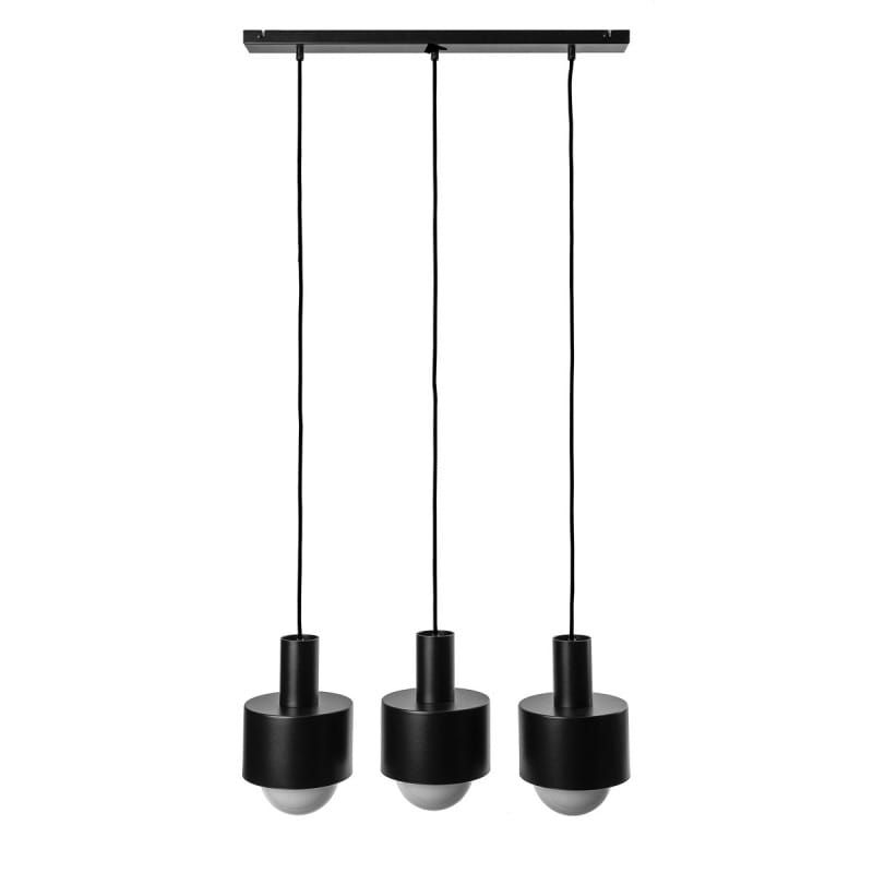 Lampa wisząca Enkel 3 L / czarna / Ummo