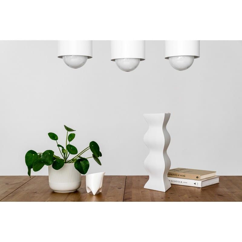 Lampa wisząca Enkel 3 / biała / Ummo