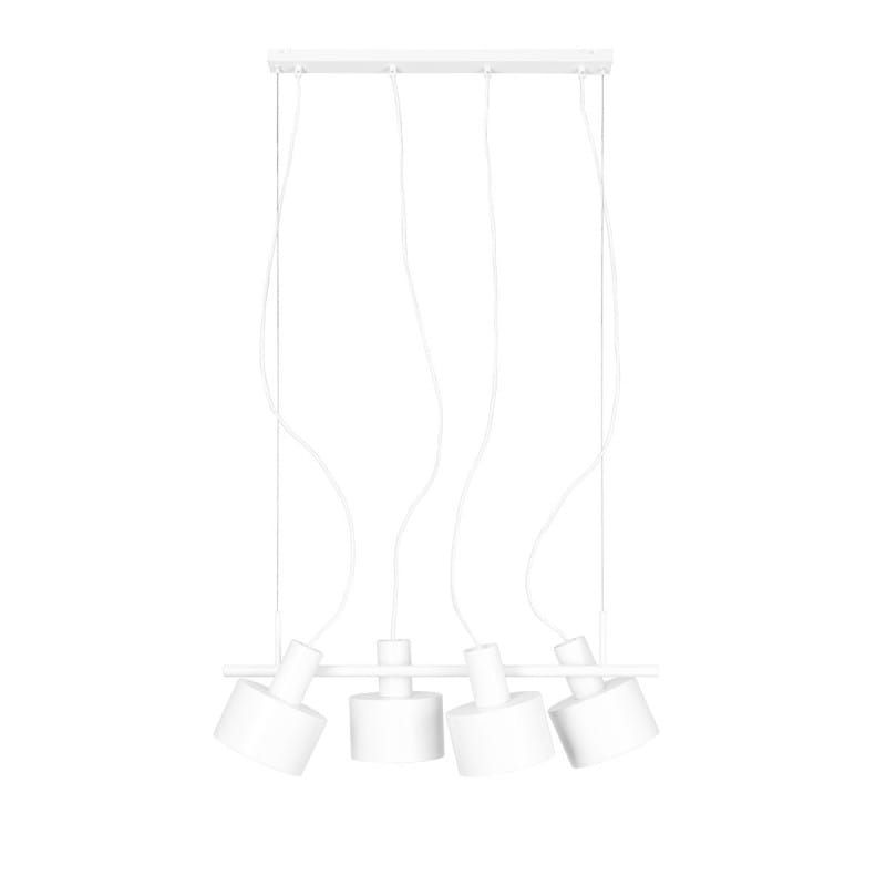 Lampa wisząca Enkel 4 / biała / Ummo