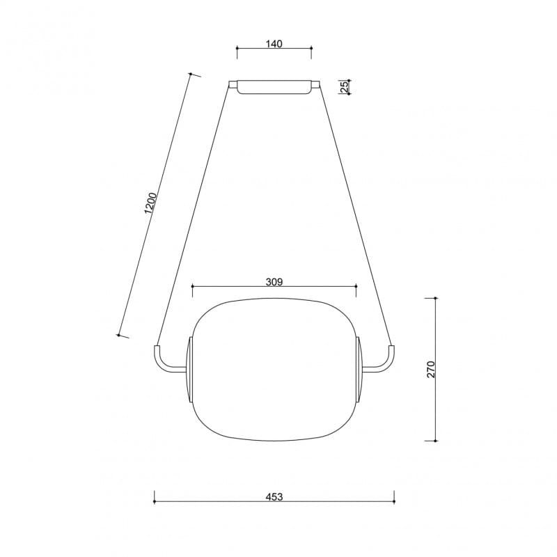 Lampa wisząca Epli / Ummo
