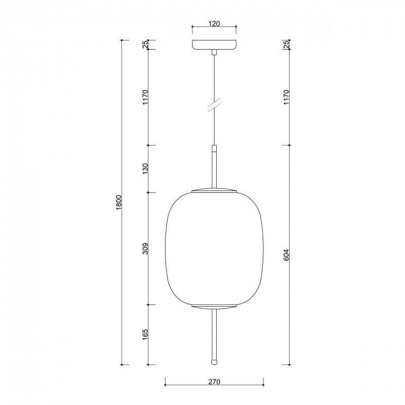 Lampa wisząca Epli B / Ummo