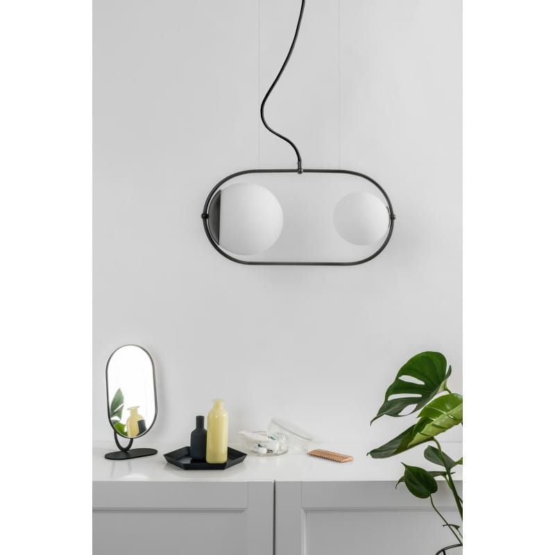 Lampa wisząca Koban A / czarna / Ummo