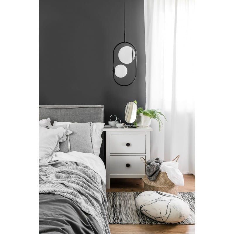 Lampa wisząca Koban C / czarna / Ummo