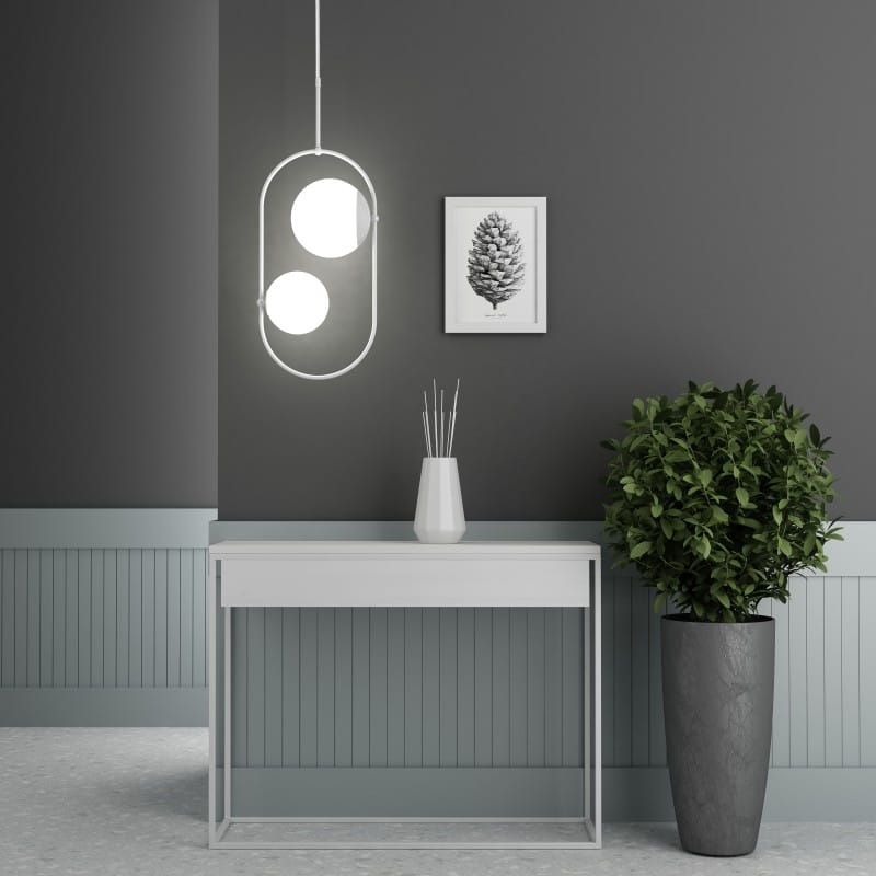 Lampa wisząca Koban C / biała / Ummo