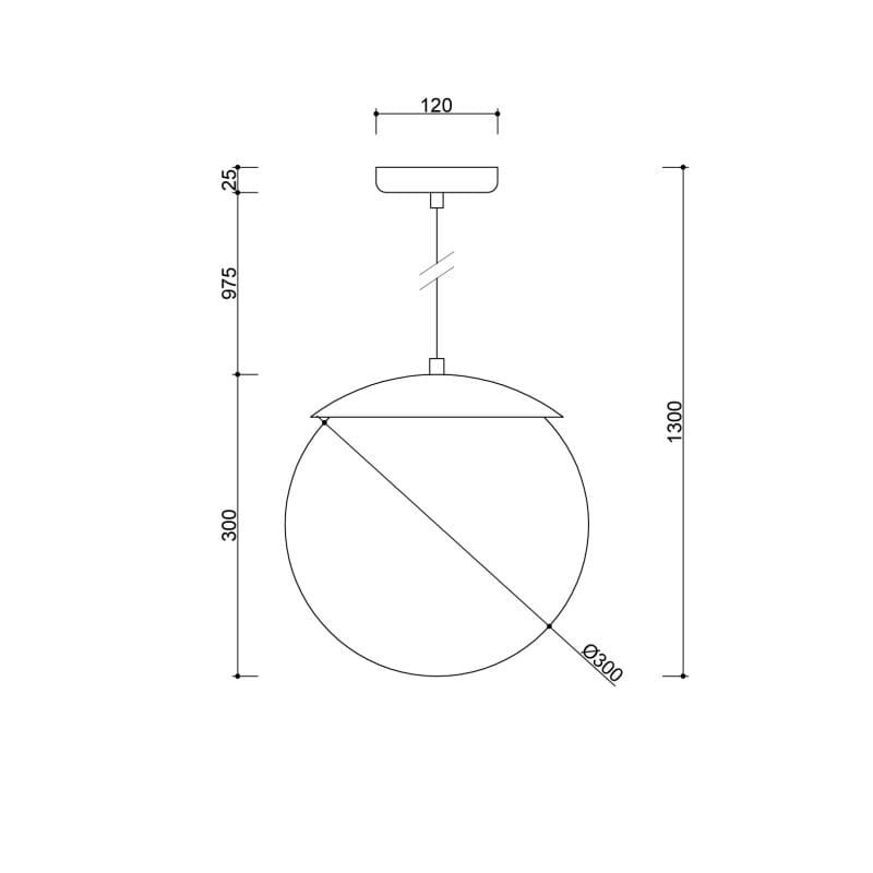 Lampa wisząca Kuul E / Ummo