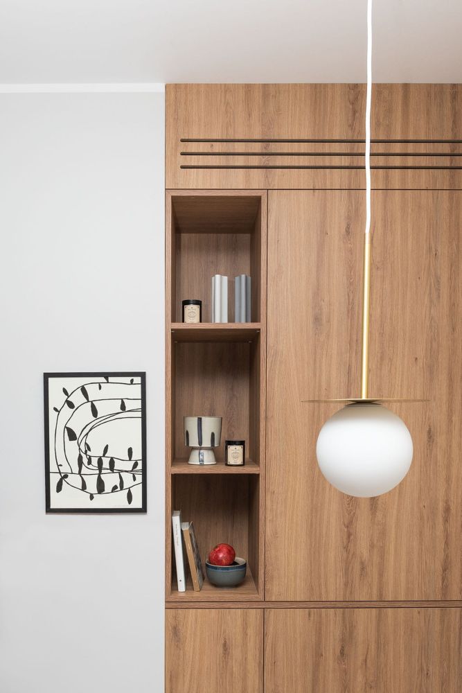 Lampa Wisząca Borra B 3L / mosiądz / Ummo