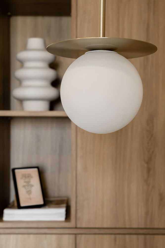 Lampa Wisząca Borra B 3P / mosiądz / Ummo