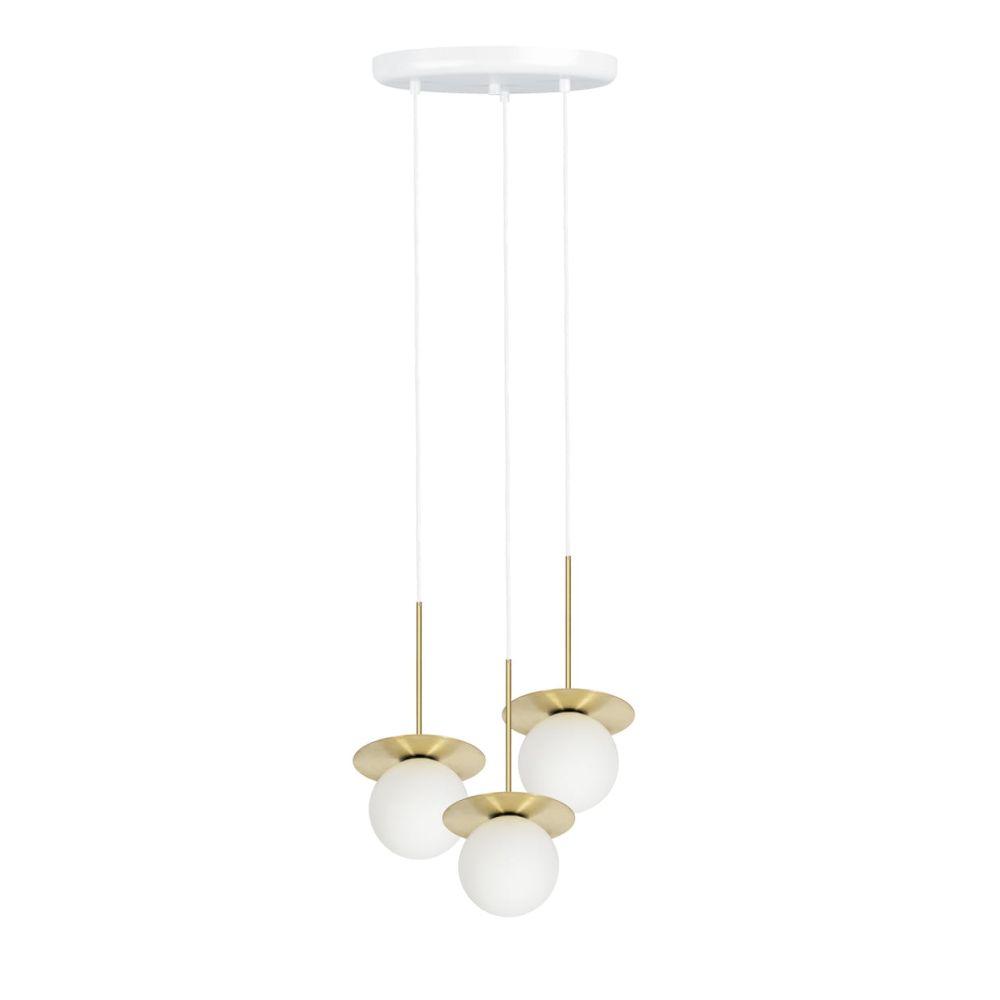 Lampa Wisząca Borra B 3P / mosiądz / Ummo