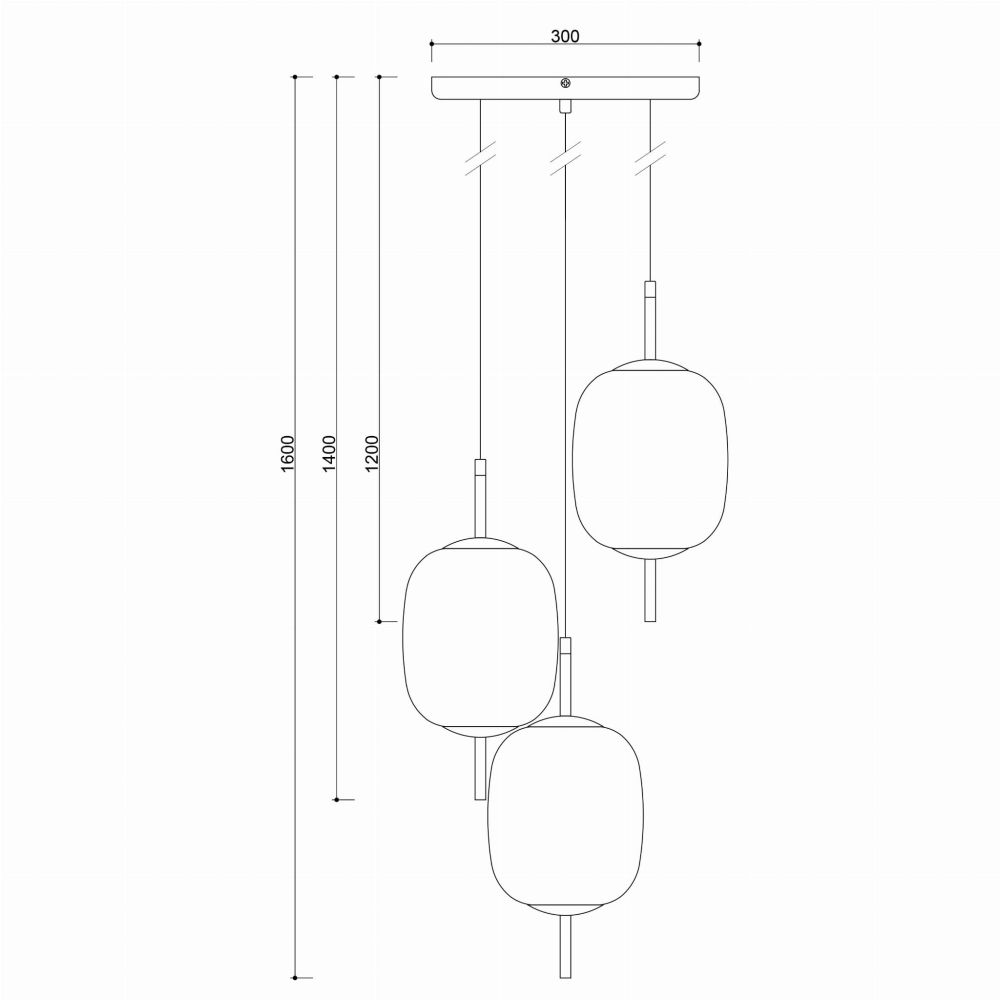 Lampa Wisząca Epli mini 3P / Ummo