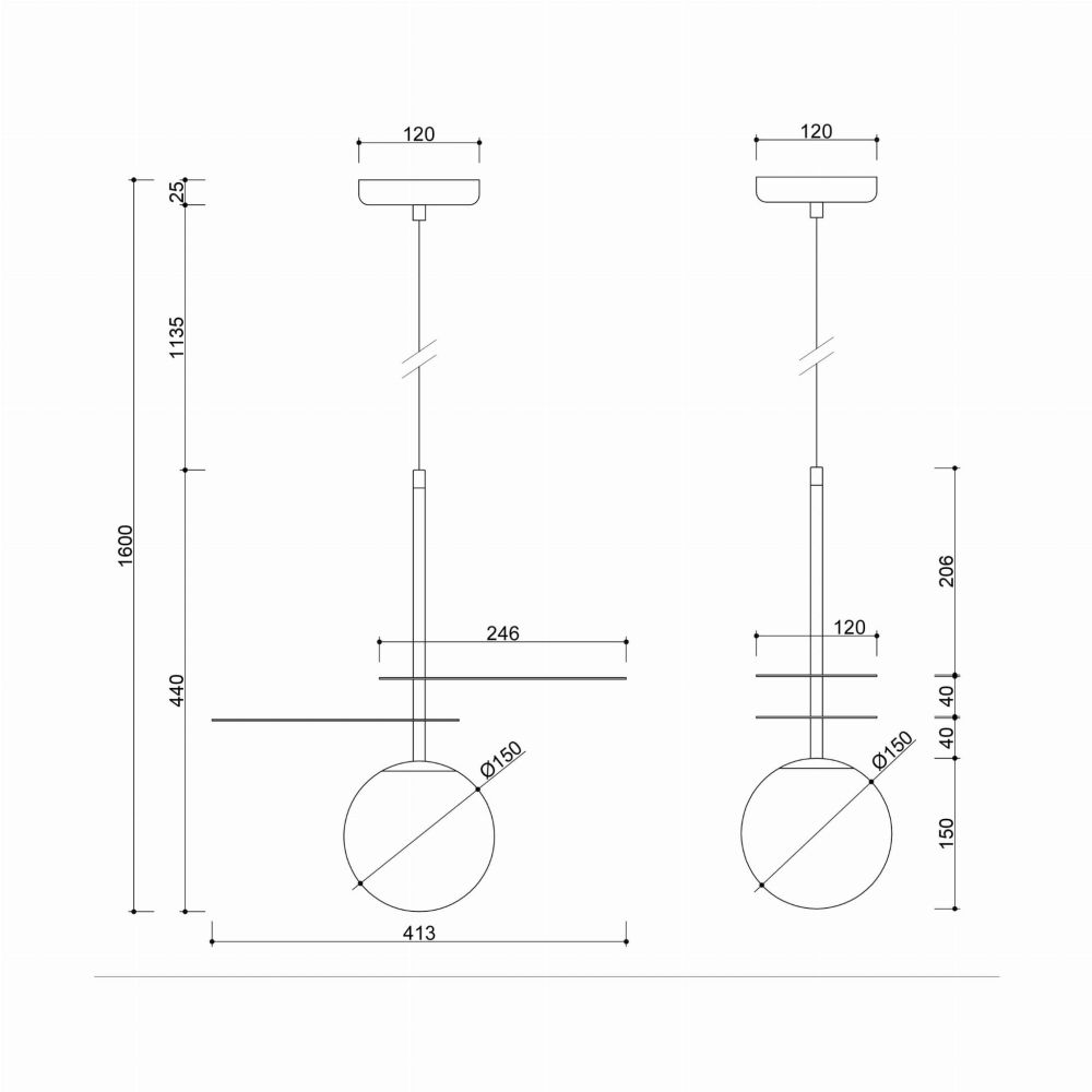 Lampa Fyllo a / biała / Ummo