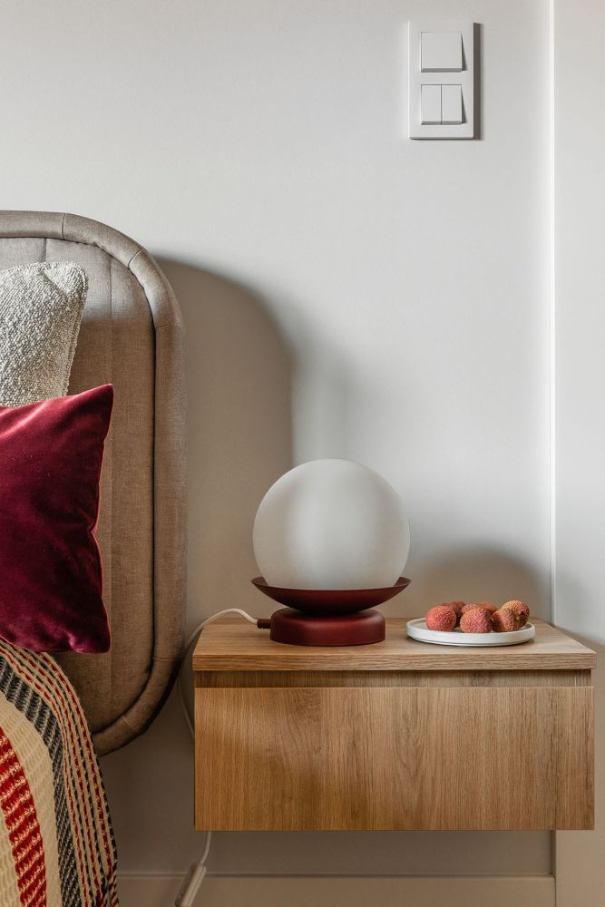 Lampa Stojąca Kuul ST / burgund / Ummo