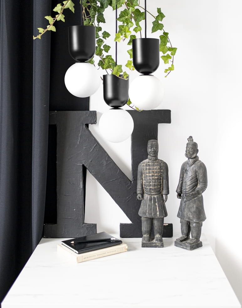 Lampa Wisząca Luoti 3P / czarna / Ummo