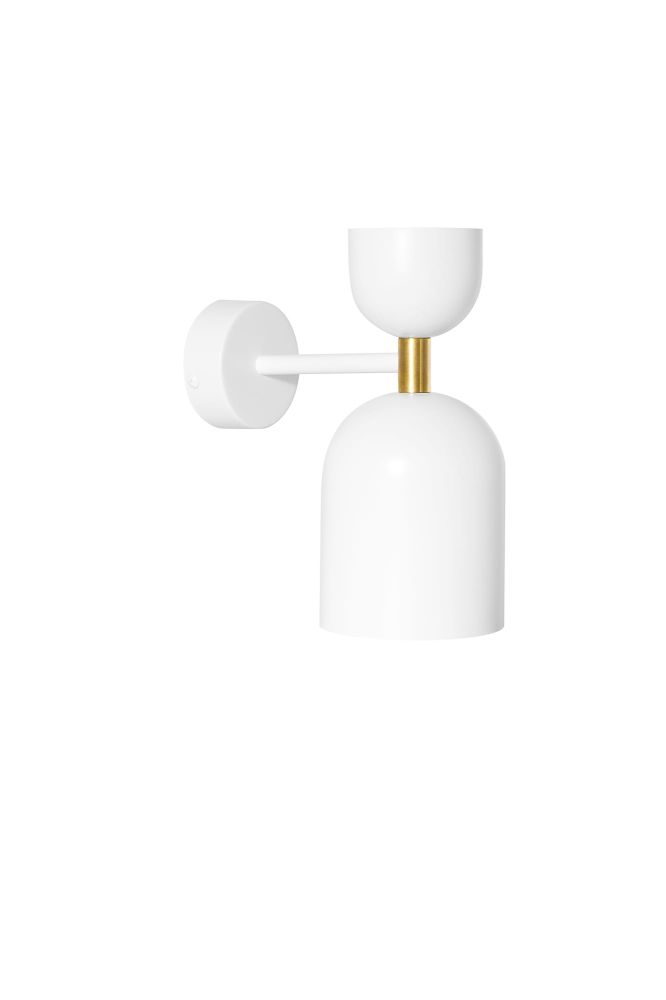 Kinkiet Supuru / bialy mosiężny / Ummo