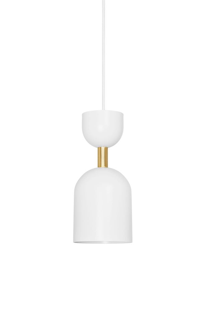 Lampa Wiszaca Supuru / biała mosiężna / Ummo