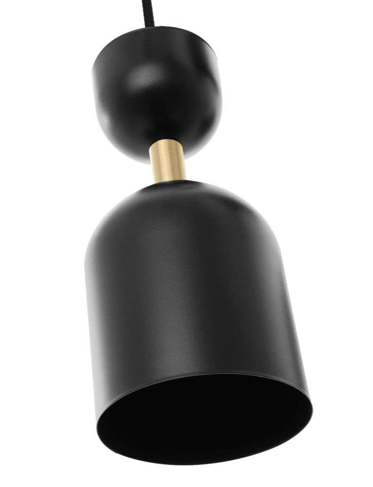 Lampa Wiszaca Supuru / czarna mosiężna/ Ummo