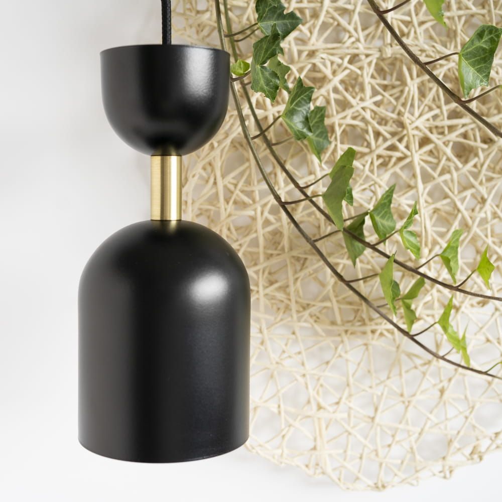 Lampa Wiszaca Supuru / czarna mosiężna/ Ummo