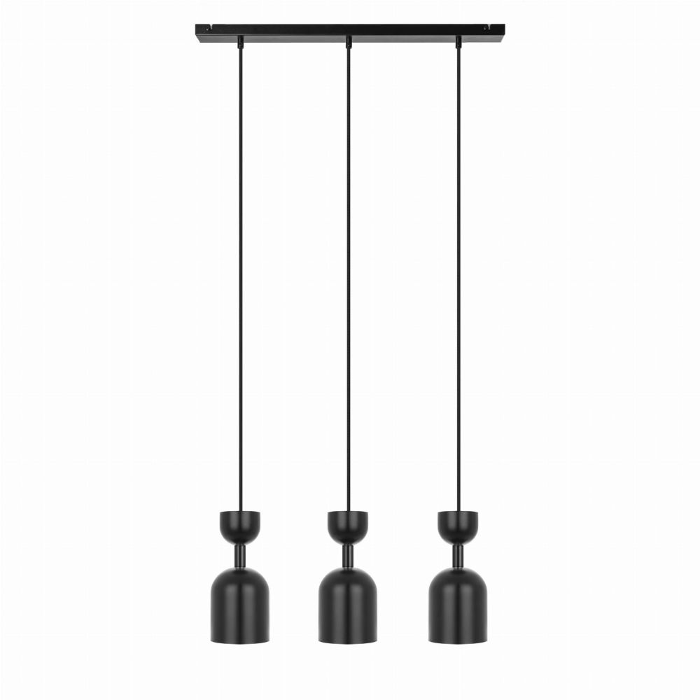 Lampa Wiszaca Supuru 3L / czarna / Ummo