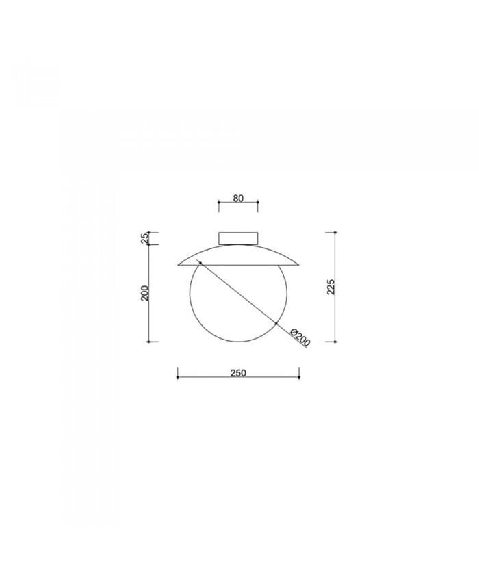 Lampa Kuul C / biała / Ummo