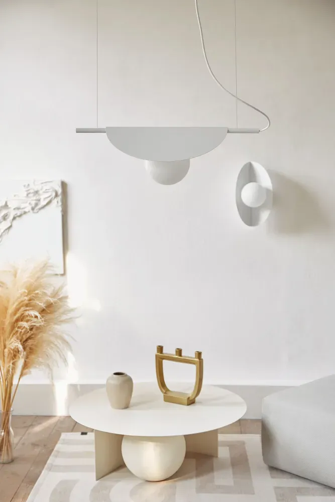 Lampa Wisząca Sallo A / biała / Ummo