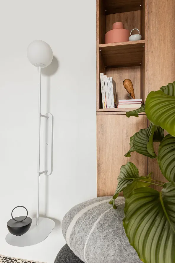 Lampa Ścienna Tablo / biała / Ummo