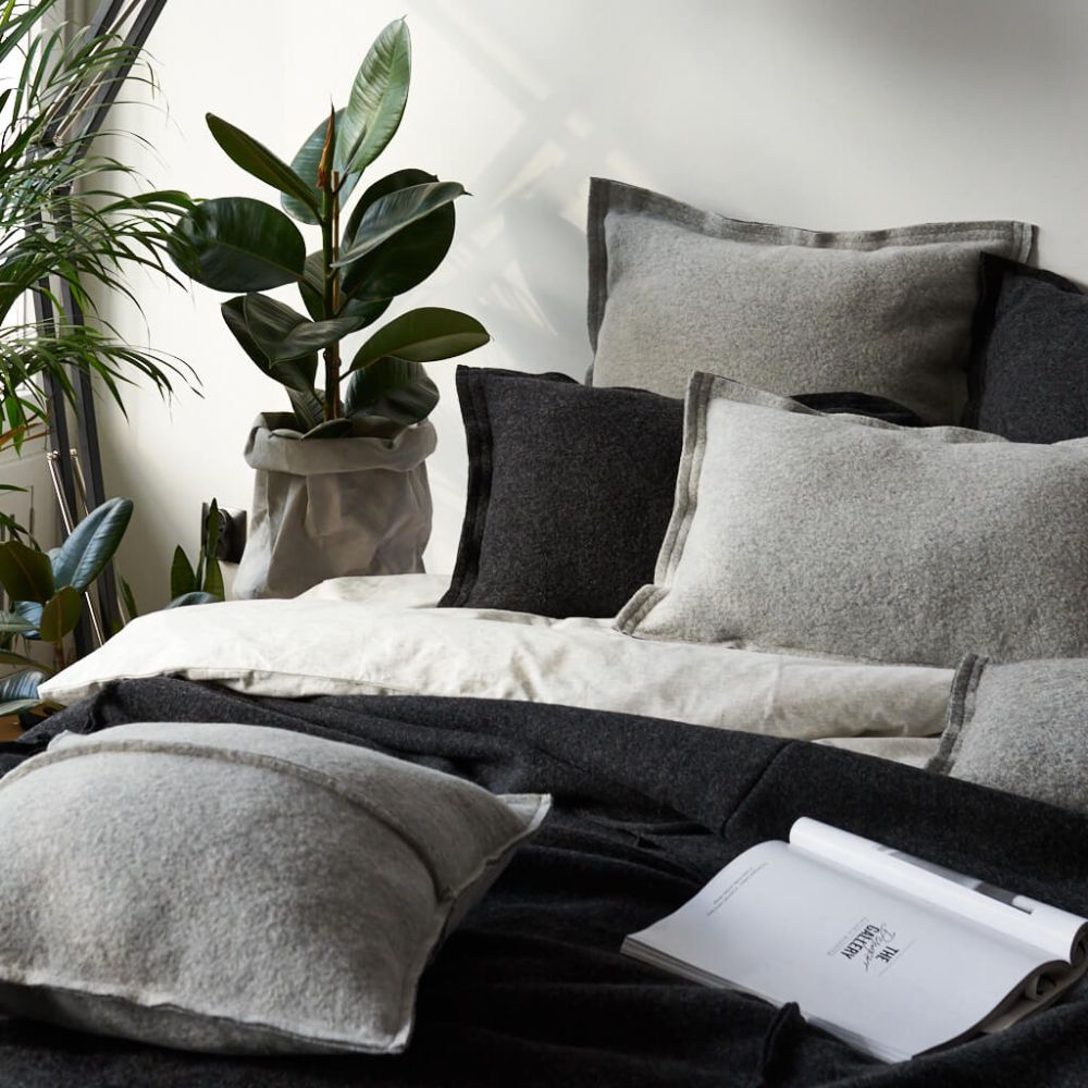 Poszewka Wełniana Eminencja / Jasno szara / Moyha