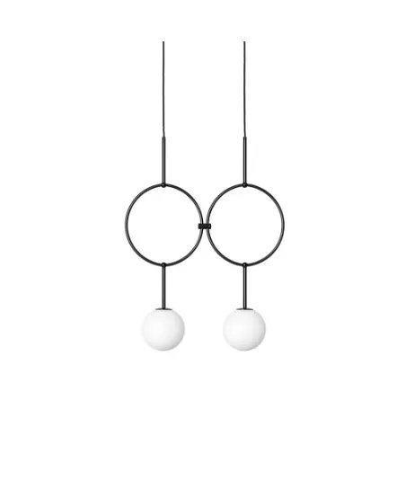 Lampa Wisząca Isuulla B IP44 / czarna z podwyższoną szczelnością / Ummo