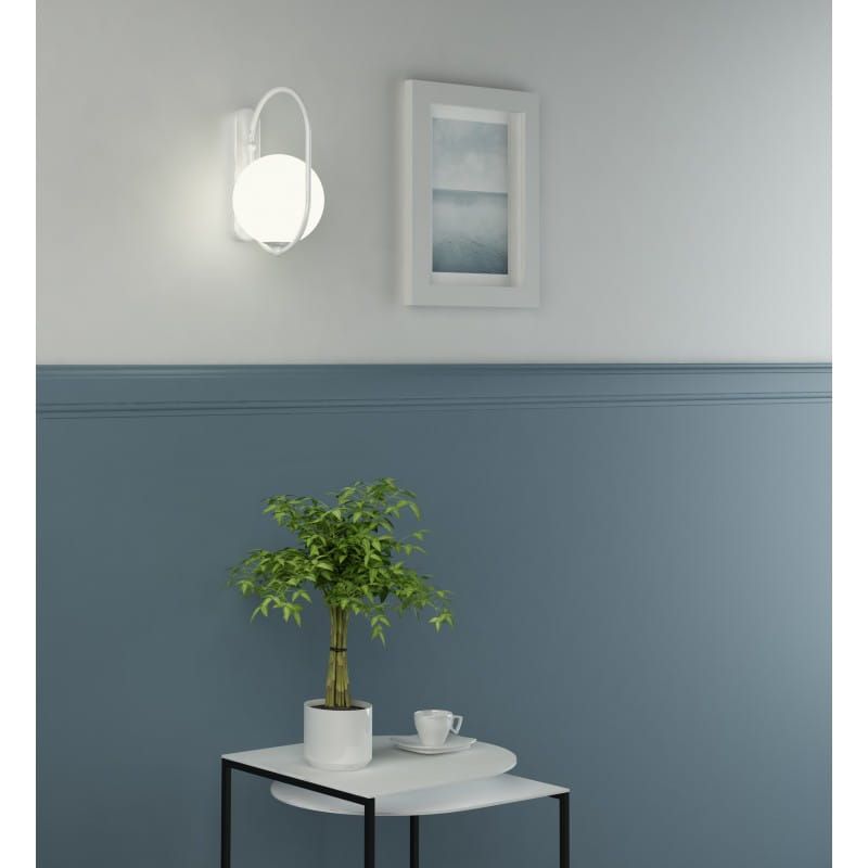 Lampa ścienna Koban D / biała / Ummo