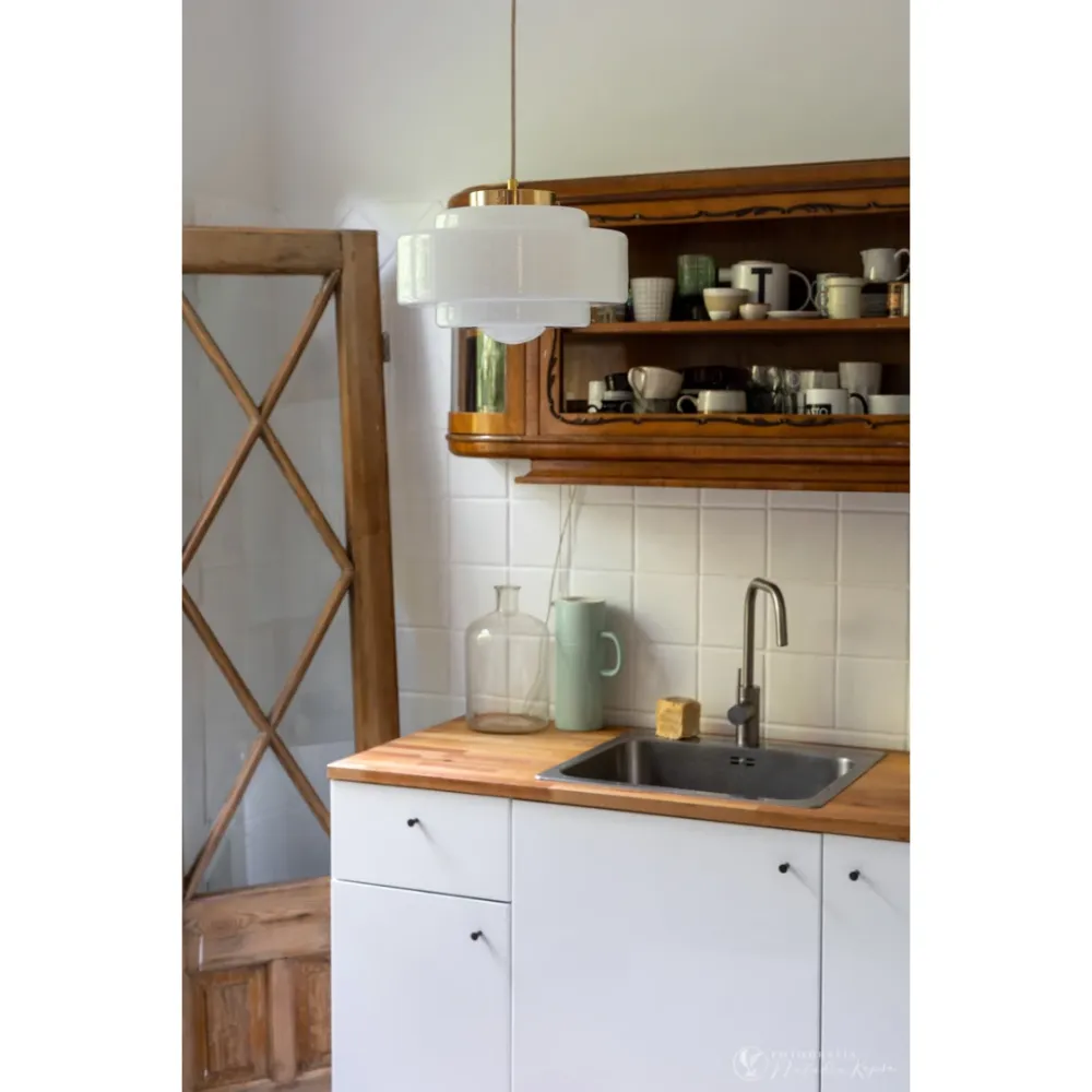 Szklana Lampa Wisząca / Memoire / Embassy Interiors