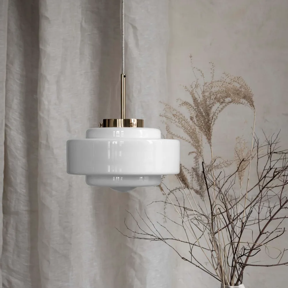 Szklana Lampa Wisząca / Memoire / Embassy Interiors