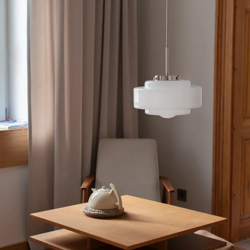 Szklana Lampa Wisząca / Memoire / Embassy Interiors