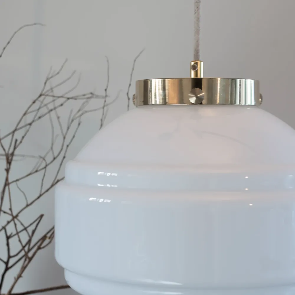 Szklana Lampa Wisząca / Saturn / Embassy Interiors
