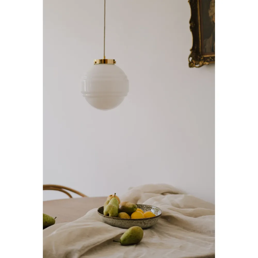 Szklana Lampa Wisząca / Saturn / Embassy Interiors