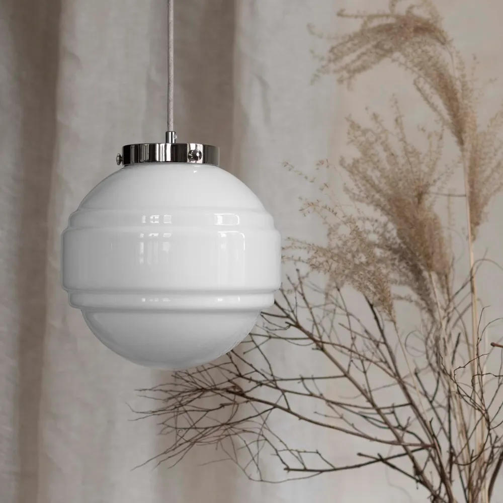 Szklana Lampa Wisząca / Saturn / Embassy Interiors