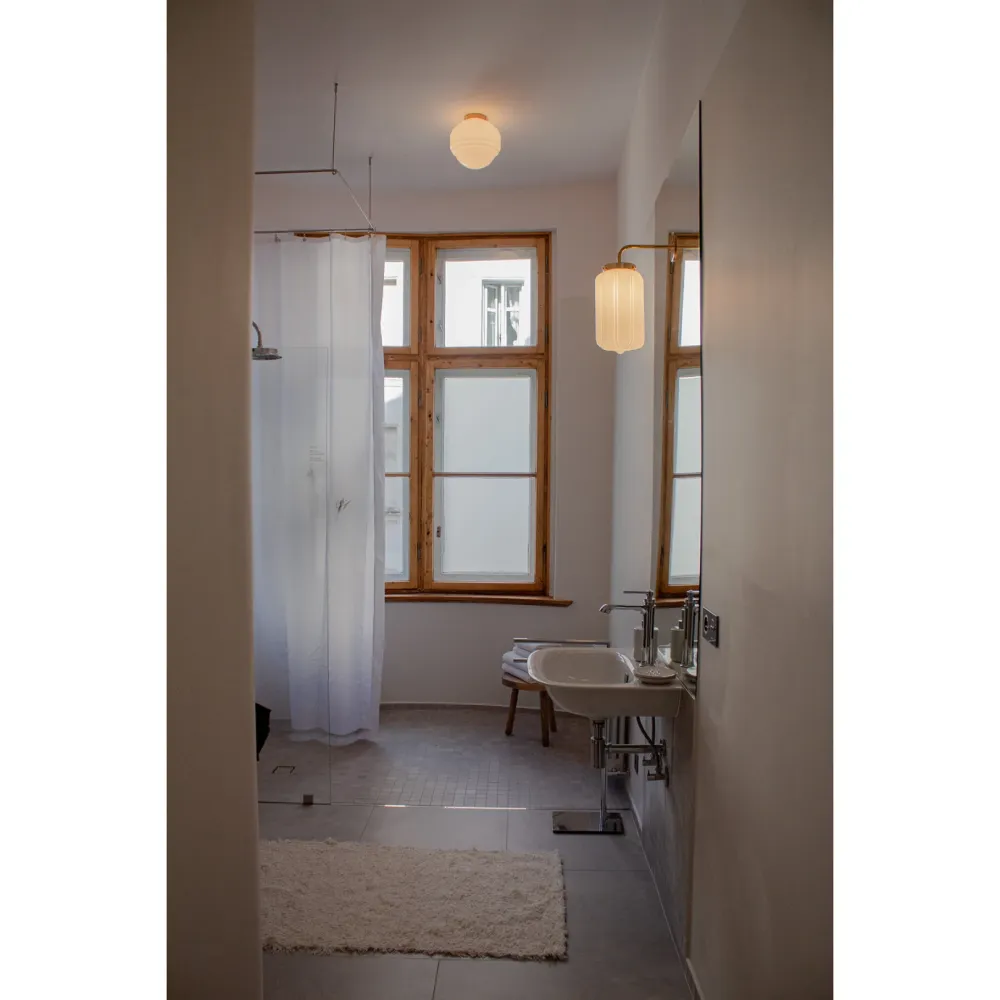 Szklany Kinkiet / Deco Białe / Embassy Interiors