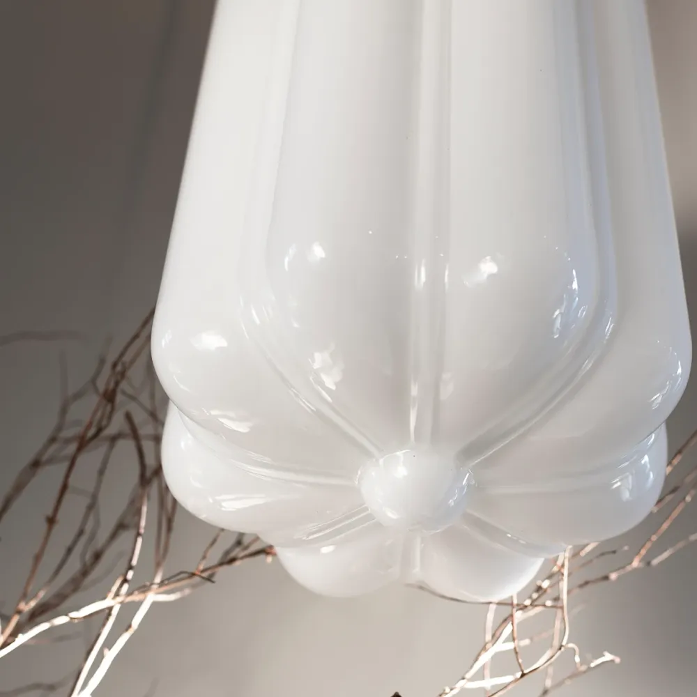 Szklany Kinkiet / Deco Białe / Embassy Interiors