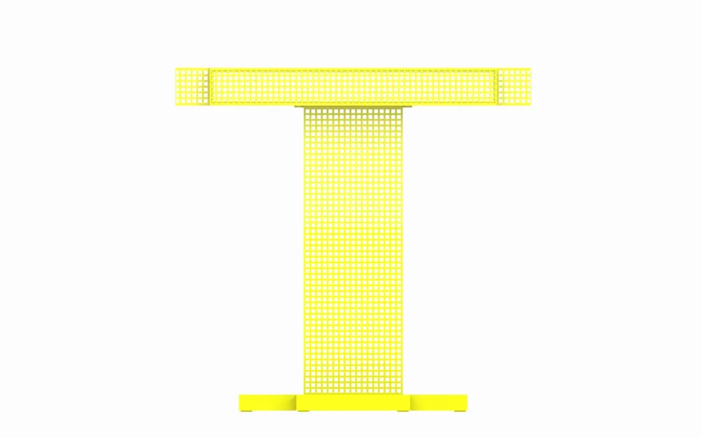 Konsola Metropolis / neonowy żółty / Mati Sipiora