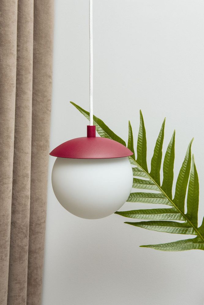 Lampa Wisząca Kuul F IP44 / burgund z podwyższoną szczelnością/ Ummo 