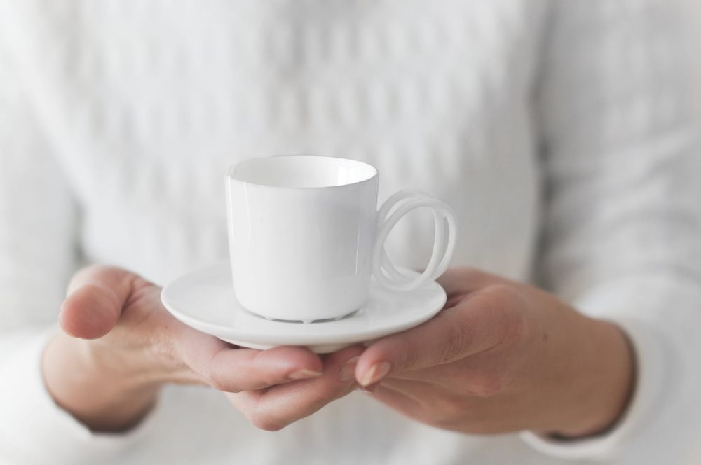 Filiżanka Twist / biała / Ende