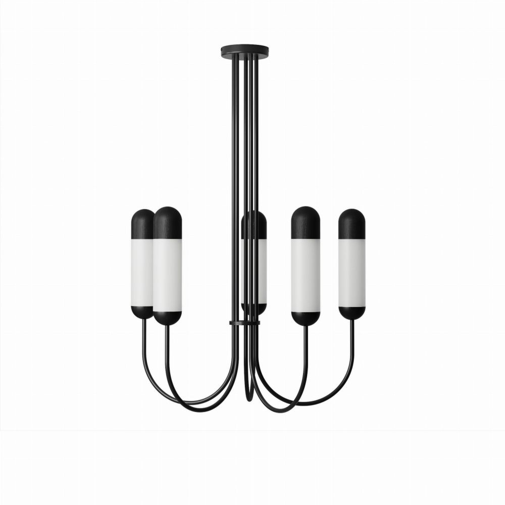 Żyrandol Funsui BS / czarny / Ummo