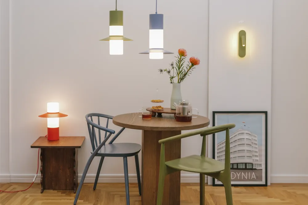 Lampa stołowa Caponio ST / vermilion / Ummo